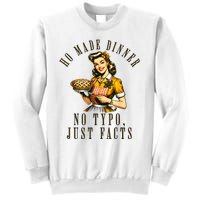 Sarcastic Housewife Vintage Cooking Modern Women Funny Sweatshirt