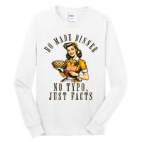 Sarcastic Housewife Vintage Cooking Modern Women Funny Tall Long Sleeve T-Shirt