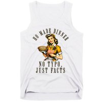 Sarcastic Housewife Vintage Cooking Modern Women Funny Tank Top