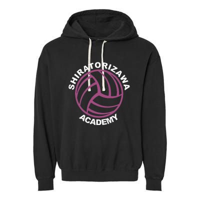 Shiratorizawa High Volleyball Practice Anime Manga Cosplay Garment-Dyed Fleece Hoodie