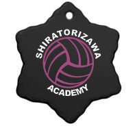 Shiratorizawa High Volleyball Practice Anime Manga Cosplay Ceramic Star Ornament