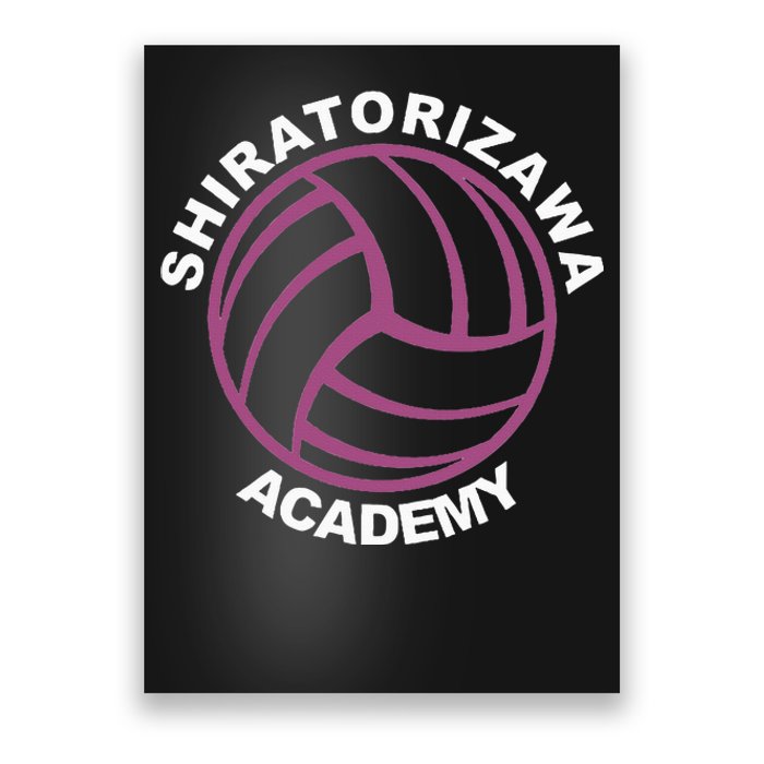 Shiratorizawa High Volleyball Practice Anime Manga Cosplay Poster