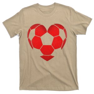 Soccer Heart Valentine's Day Fors Gift T-Shirt