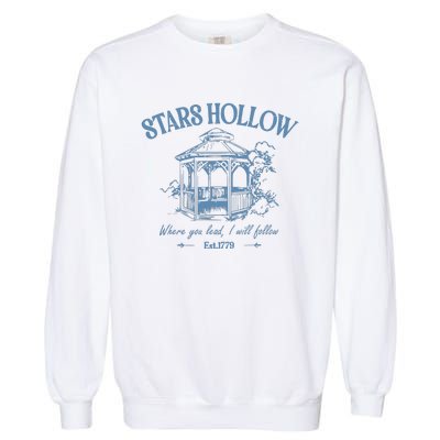 Stars Hollow Vintage Style Garment-Dyed Sweatshirt