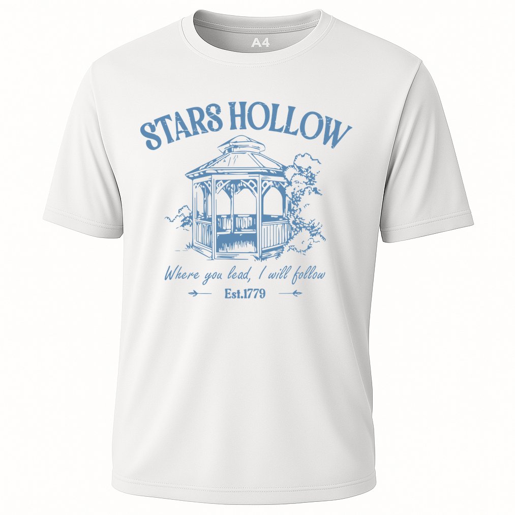 Stars Hollow Vintage Style Cooling Performance Crew T-Shirt