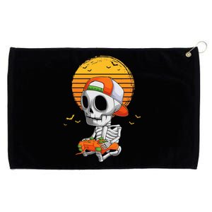 Skeleton Halloween Video Gamer Grommeted Golf Towel