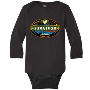 Survivor Heroes Vs Villains Baby Long Sleeve Bodysuit