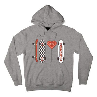 Skateboard Happy Valentines Day Tall Hoodie