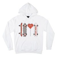 Skateboard Happy Valentines Day Hoodie