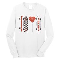 Skateboard Happy Valentines Day Long Sleeve Shirt