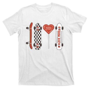 Skateboard Happy Valentines Day T-Shirt