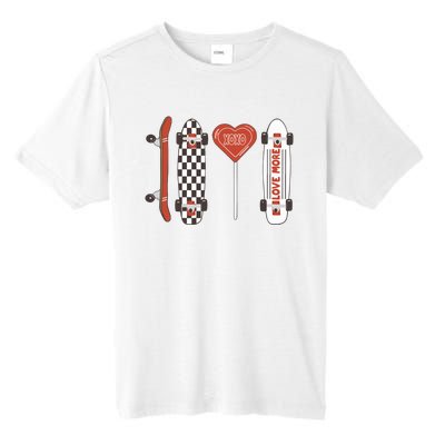 Skateboard Happy Valentines Day Tall Fusion ChromaSoft Performance T-Shirt