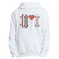 Skateboard Happy Valentines Day Urban Pullover Hoodie