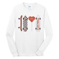 Skateboard Happy Valentines Day Tall Long Sleeve T-Shirt