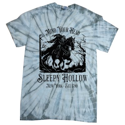 Sleepy Hollow Vintage Headless Horseman Halloween Tie-Dye T-Shirt