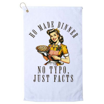 Sarcastic Housewife Vintage Cooking Modern Women Funny Golf Towel