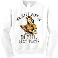 Sarcastic Housewife Vintage Cooking Modern Women Funny Kids Sweatshirt