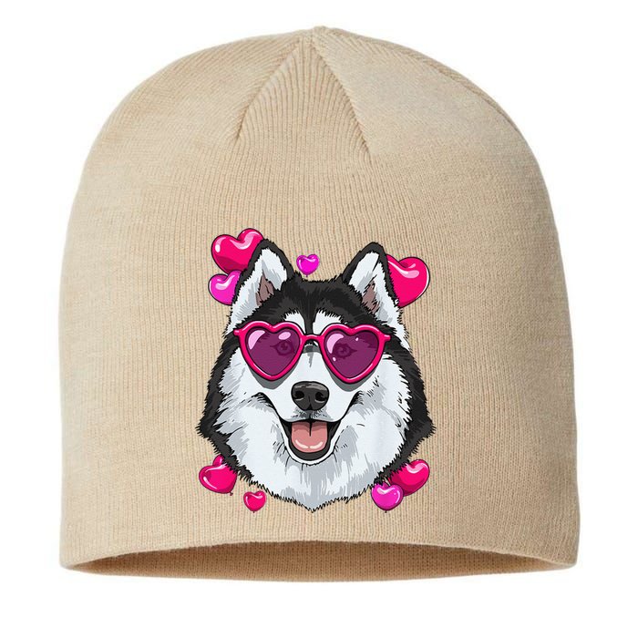 Siberian Husky Valentines Lovers Dog Breeders Owner Keeper Sustainable Beanie