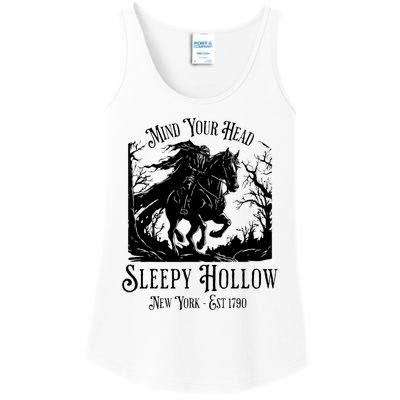 Sleepy Hollow Vintage Headless Horseman Halloween Ladies Essential Tank