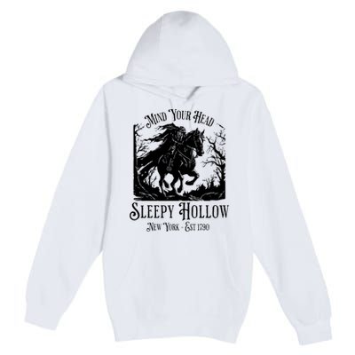 Sleepy Hollow Vintage Headless Horseman Halloween Premium Pullover Hoodie