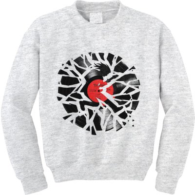 Smash Hit Vinyl Record Rock Vinyl Record Kids Sweatshirt