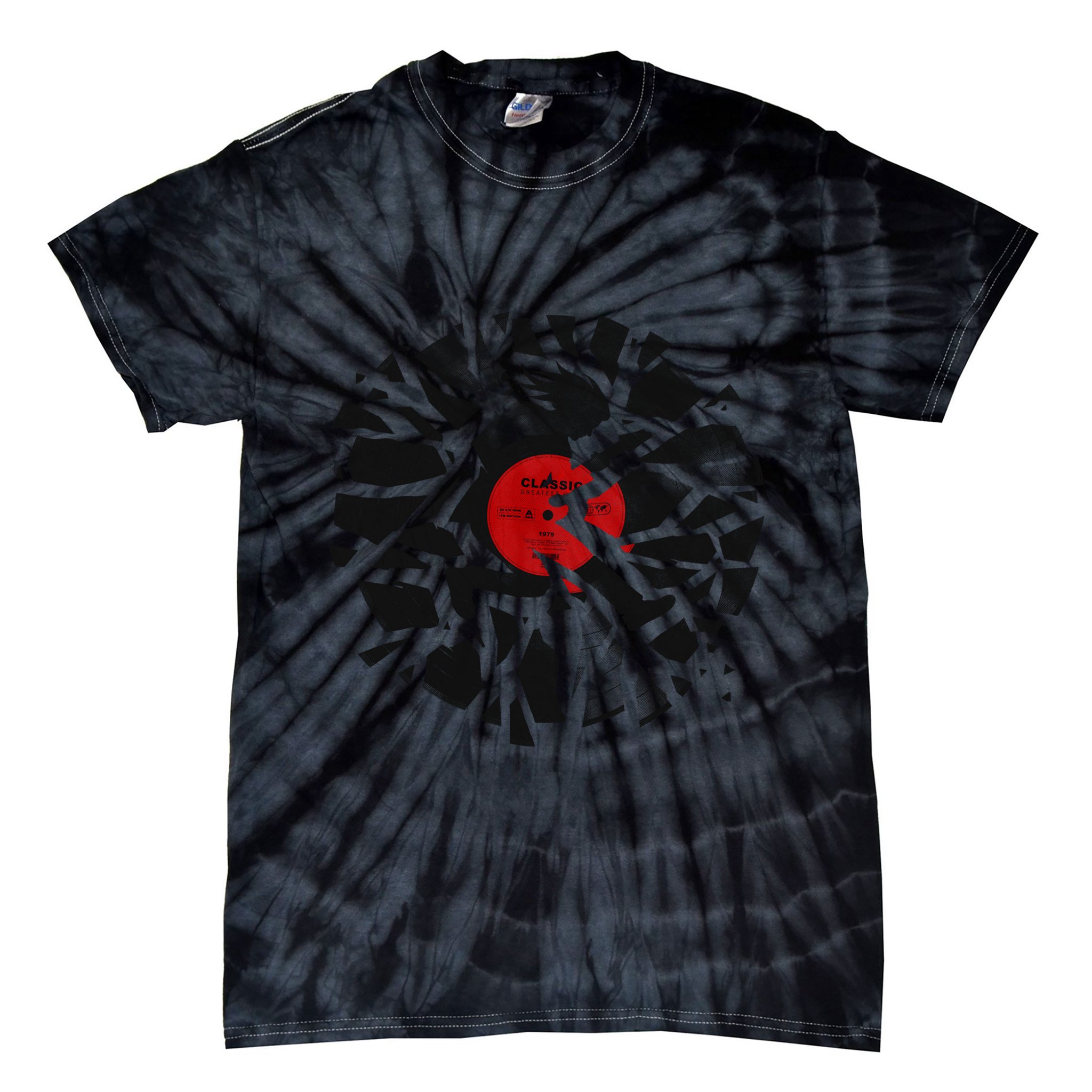 Smash Hit Vinyl Record Rock Vinyl Record Tie-Dye T-Shirt