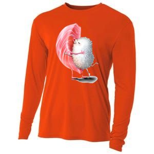 Sushi Hugging Valentine’s Day Couple Japanese Hug Cooling Performance Long Sleeve Crew