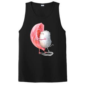 Sushi Hugging Valentine’s Day Couple Japanese Hug PosiCharge Competitor Tank