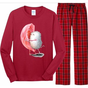 Sushi Hugging Valentine’s Day Couple Japanese Hug Long Sleeve Pajama Set