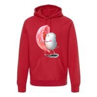 Sushi Hugging Valentine’s Day Couple Japanese Hug Premium Hoodie