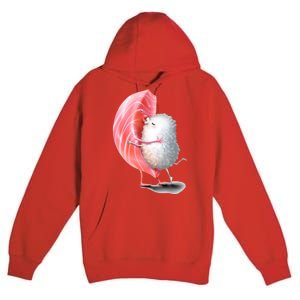 Sushi Hugging Valentine’s Day Couple Japanese Hug Premium Pullover Hoodie