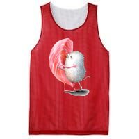 Sushi Hugging Valentine’s Day Couple Japanese Hug Mesh Reversible Basketball Jersey Tank