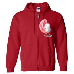 Sushi Hugging Valentine’s Day Couple Japanese Hug Full Zip Hoodie