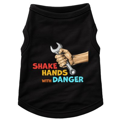 Shake Hands With Danger Retro Apparel Doggie Tank