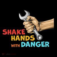 Shake Hands With Danger Retro Apparel Flexfit Unipanel Trucker Cap