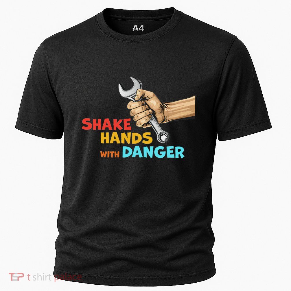 Shake Hands With Danger Retro Apparel Cooling Performance Crew T-Shirt