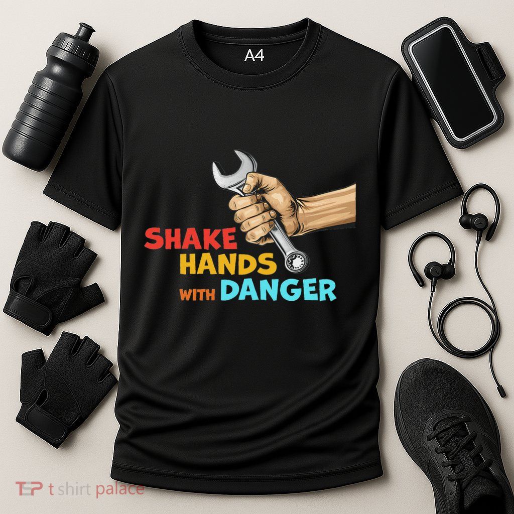 Shake Hands With Danger Retro Apparel Performance Shirt