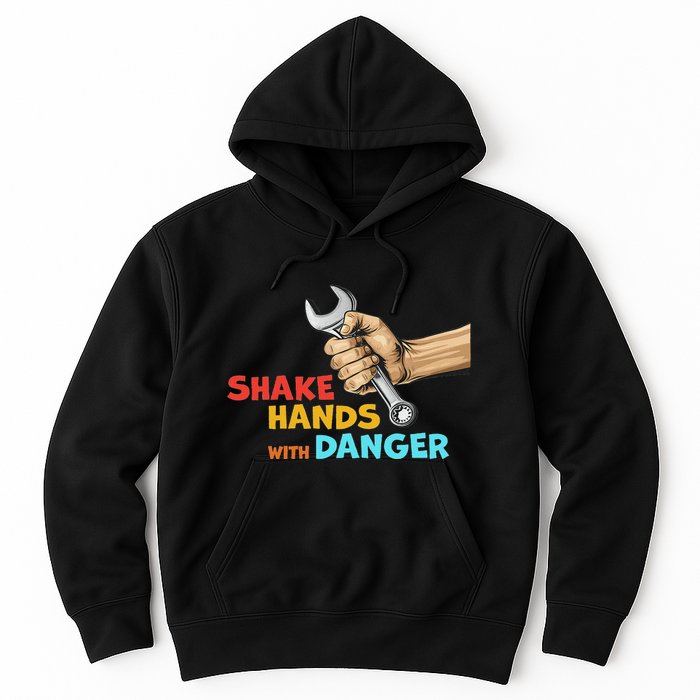 Shake Hands With Danger Retro Apparel Hoodie