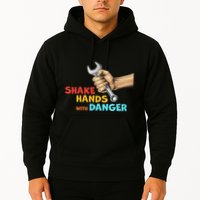 Shake Hands With Danger Retro Apparel Hoodie