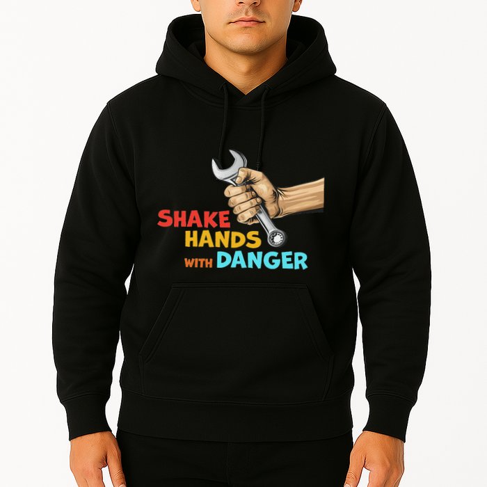 Shake Hands With Danger Retro Apparel Hoodie