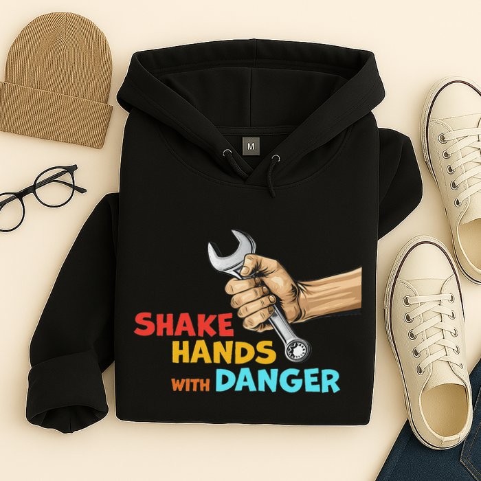 Shake Hands With Danger Retro Apparel Hoodie