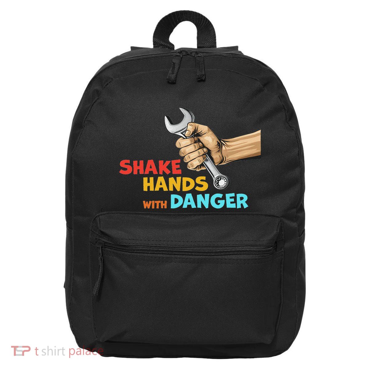 Shake Hands With Danger Retro Apparel 16 in Basic Backpack