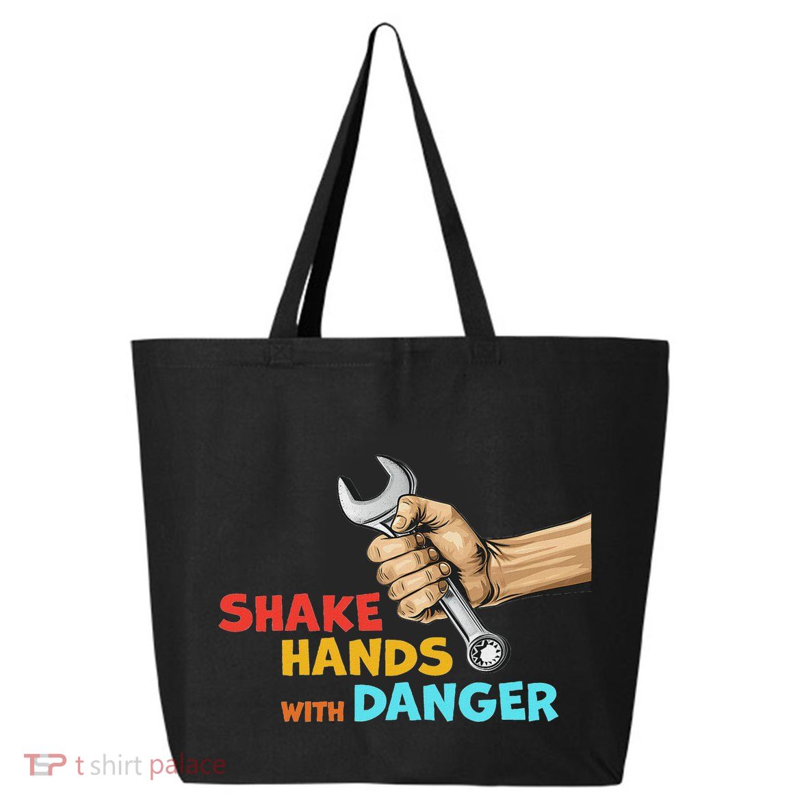 Shake Hands With Danger Retro Apparel 25L Jumbo Tote