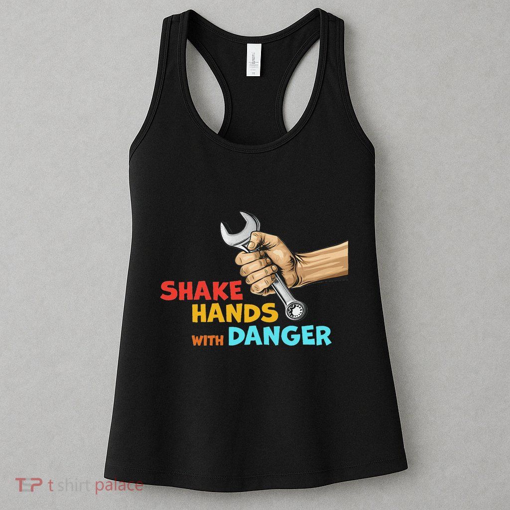 Shake Hands With Danger Retro Apparel Womens Tank Top
