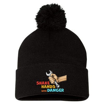 Shake Hands With Danger Retro Apparel Pom Pom 12in Knit Beanie