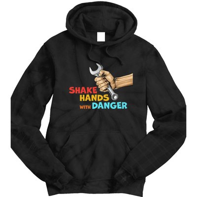 Shake Hands With Danger Retro Apparel Tie Dye Hoodie