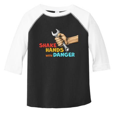 Shake Hands With Danger Retro Apparel Toddler Fine Jersey T-Shirt