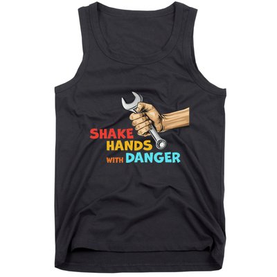 Shake Hands With Danger Retro Apparel Tank Top