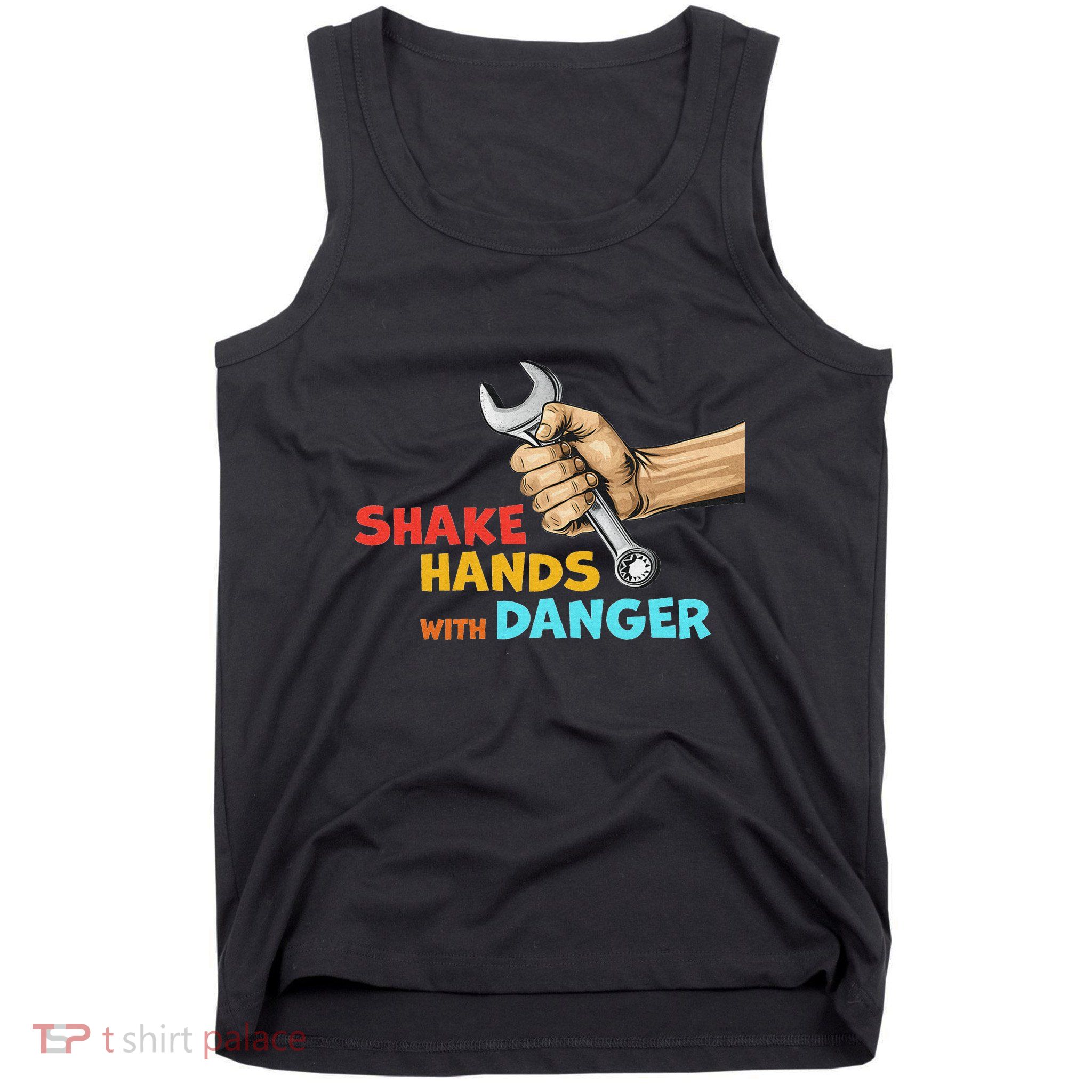 Shake Hands With Danger Retro Apparel Tank Top