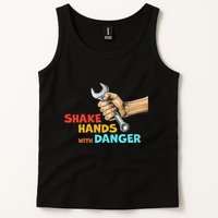 Shake Hands With Danger Retro Apparel Tank Top